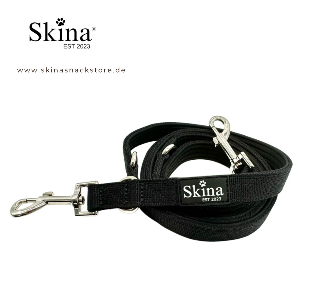 Skina Hundeleine Schwarz