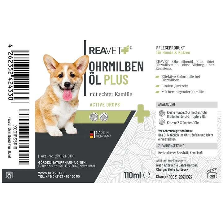 Ohrmilbenöl Plus 110ml