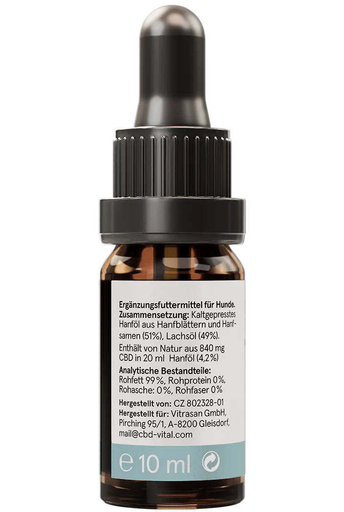CBD Hanföl für Hunde