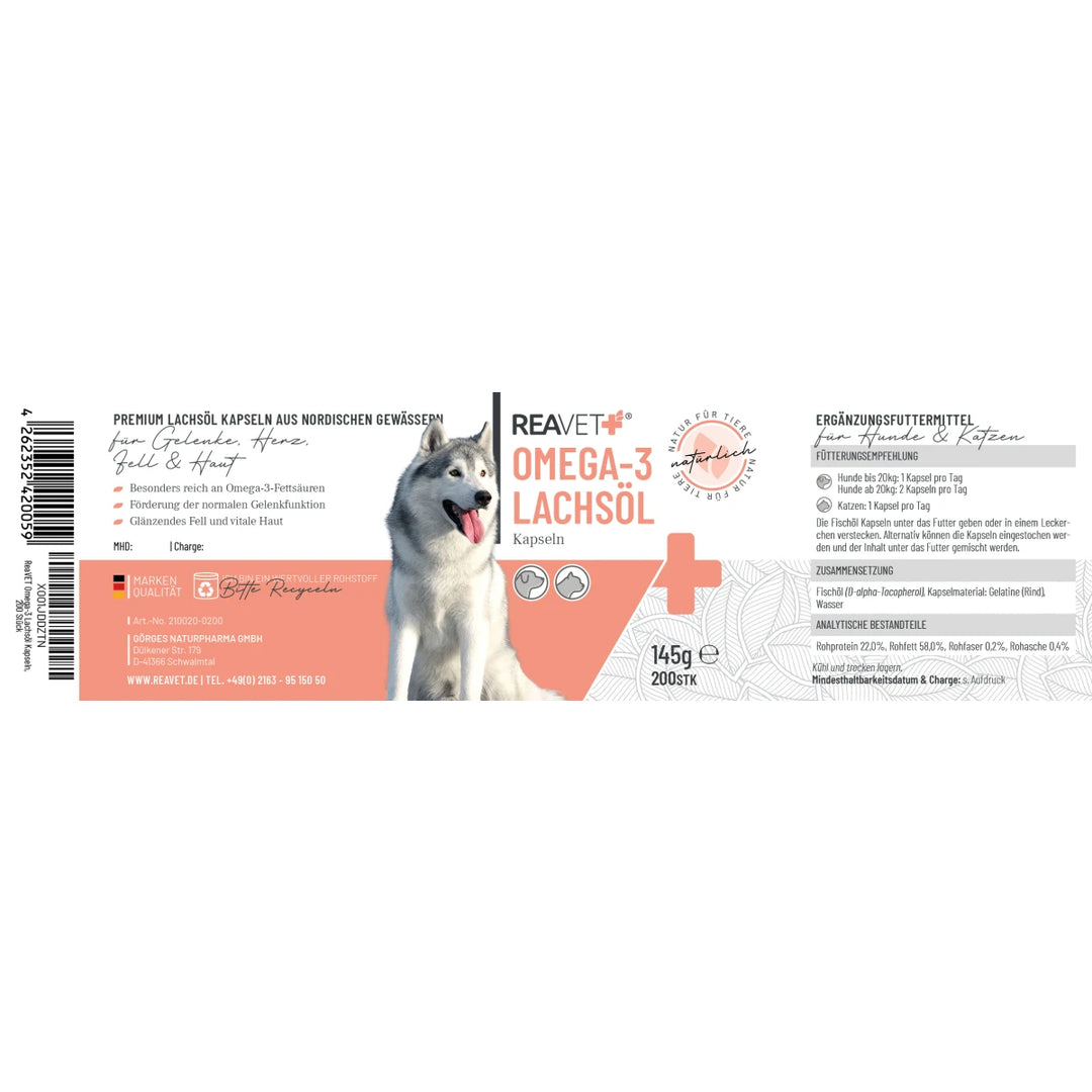 Omega-3 Lachsöl Kapseln