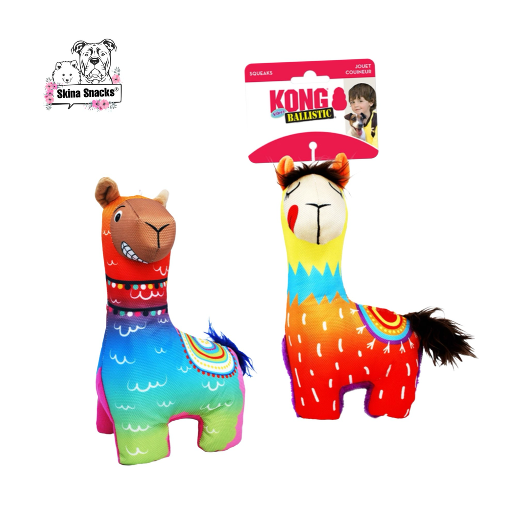KONG Ballistic Vibez Llamas S/M Assorti