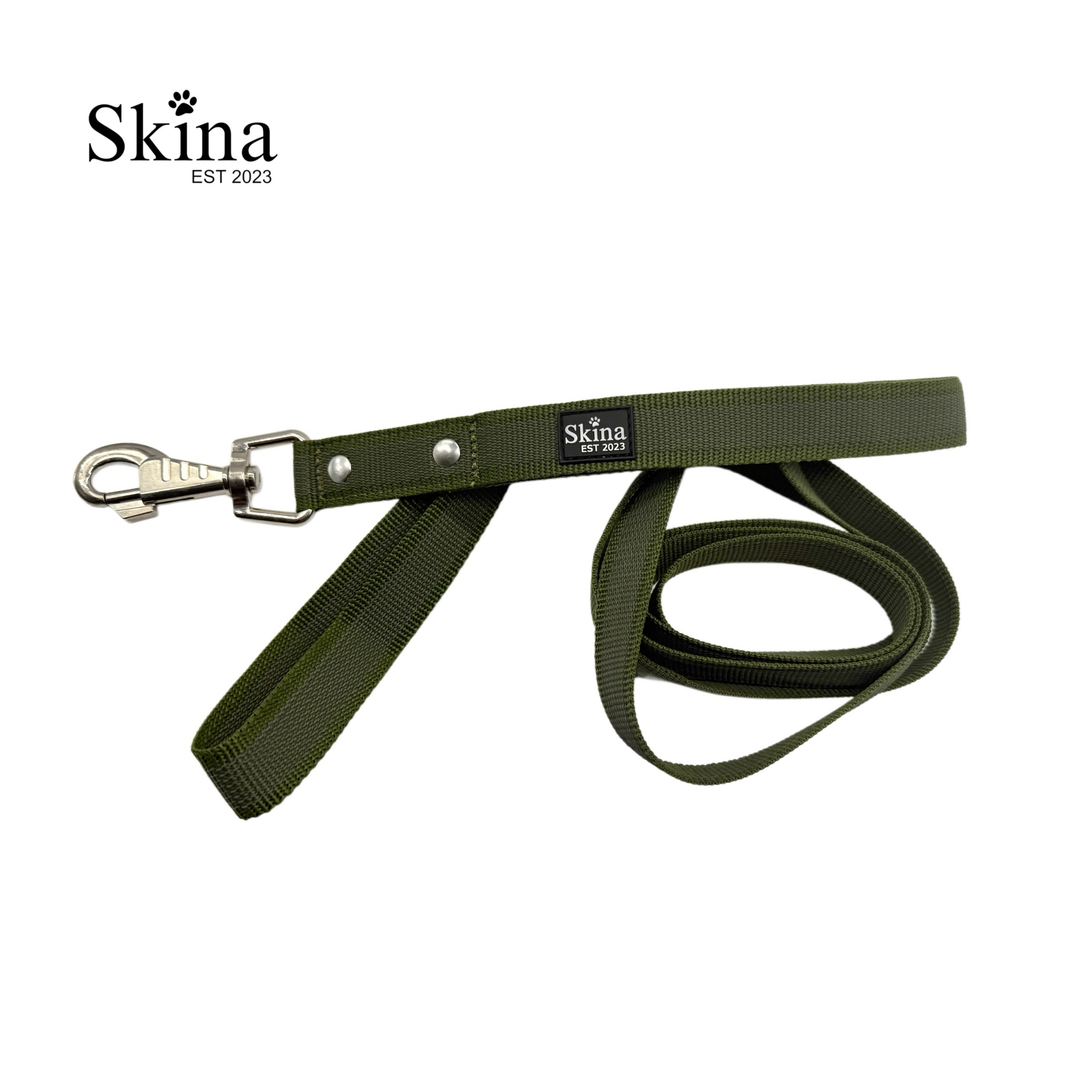 Skina Gummierte Hundeleine "Olive" B-Ware