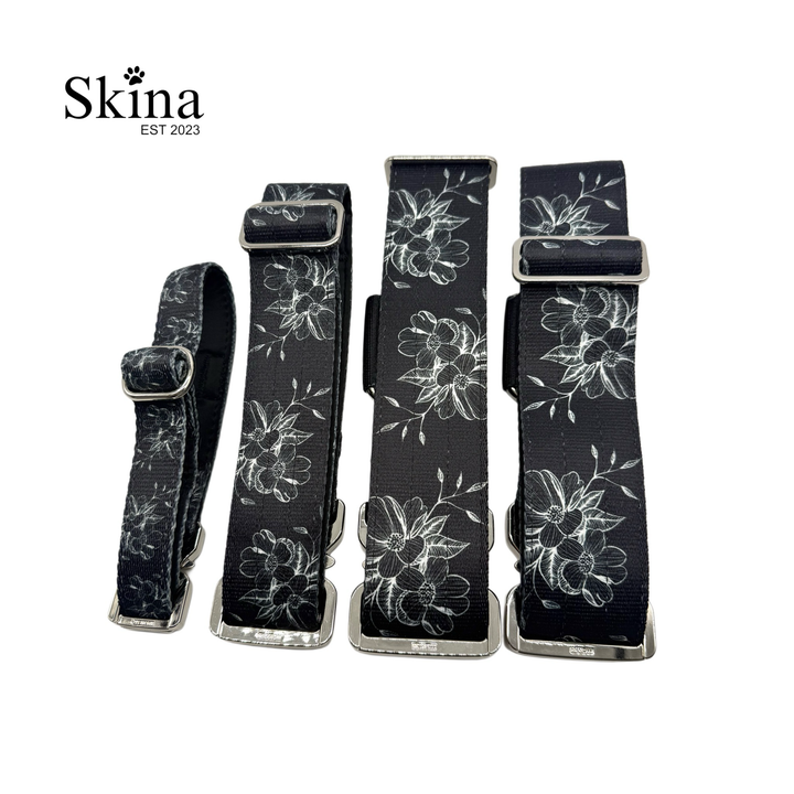 Taktisches Halsband mit Sicherheitsschnalle &amp; Haltegriff „Taktisches Halsband mit Sicherheitsschnalle &amp; Haltegriff "FLOWER"“