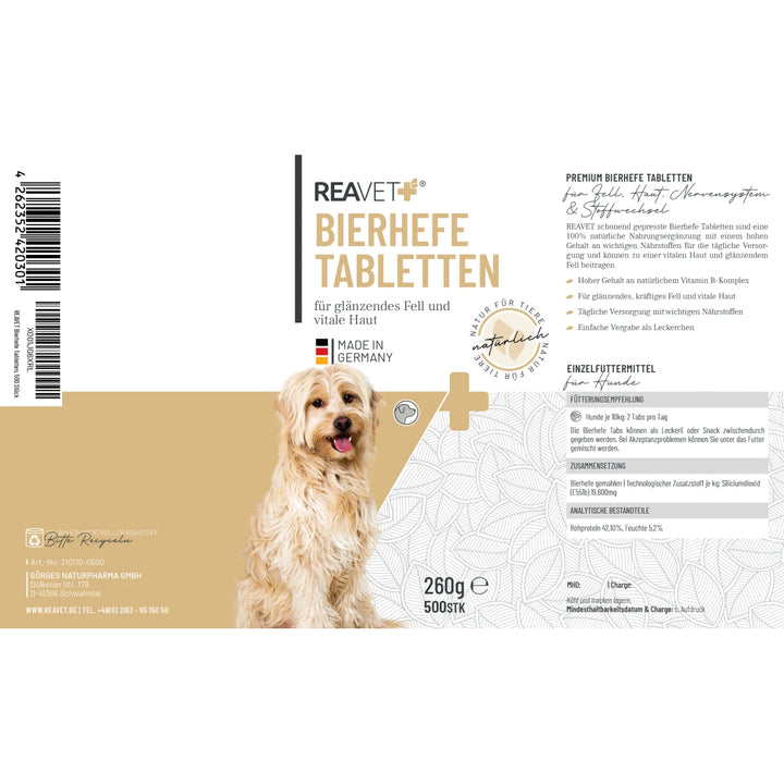 Bierhefe Tabletten 500Stk