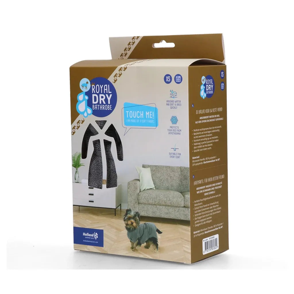 Royal Dry Bademantel für Hunde