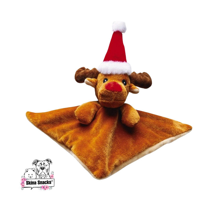 Beeztees Weihnachtskuscheltuch aus Plüsch